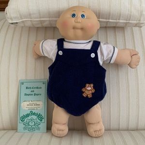 Vintage 1984 Cabbage Patch Kid w/Birth Certificate